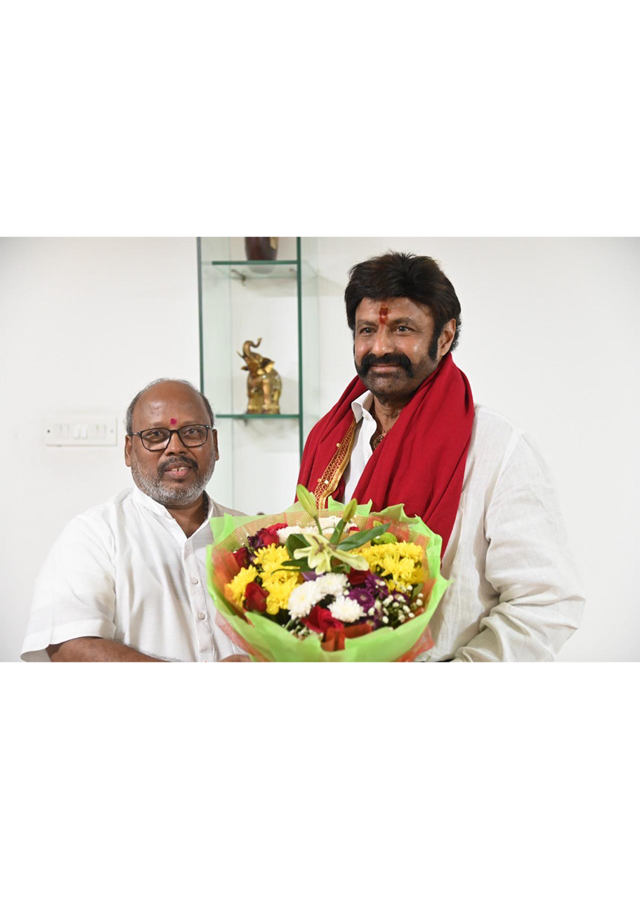 Narayana Cherala with Balakrishna Nandamuri